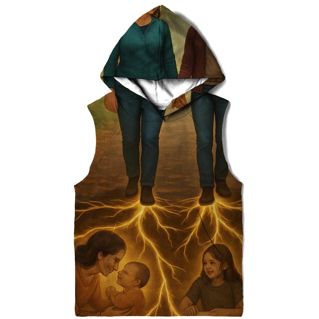 Roots Of Light Beneath Our Steps lightweight hoodies