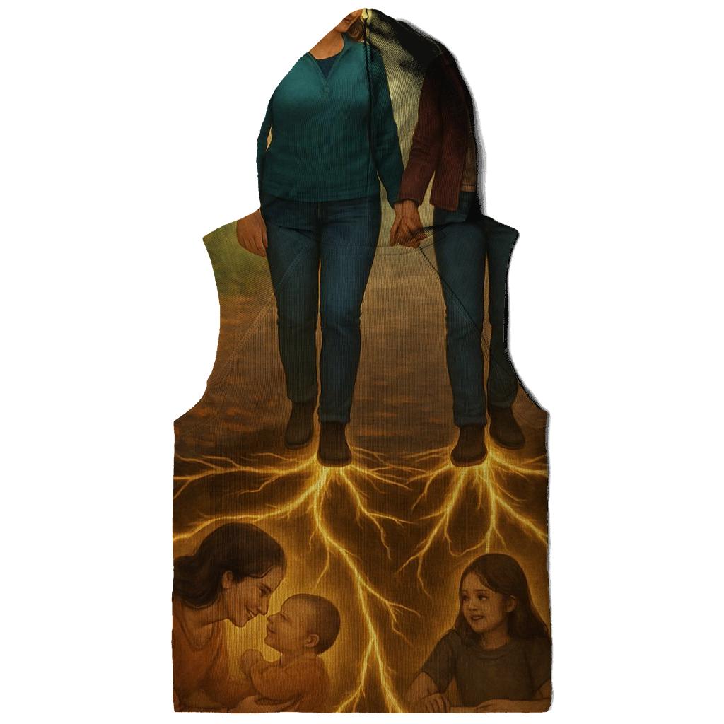 Roots Of Light Beneath Our Steps lightweight hoodies