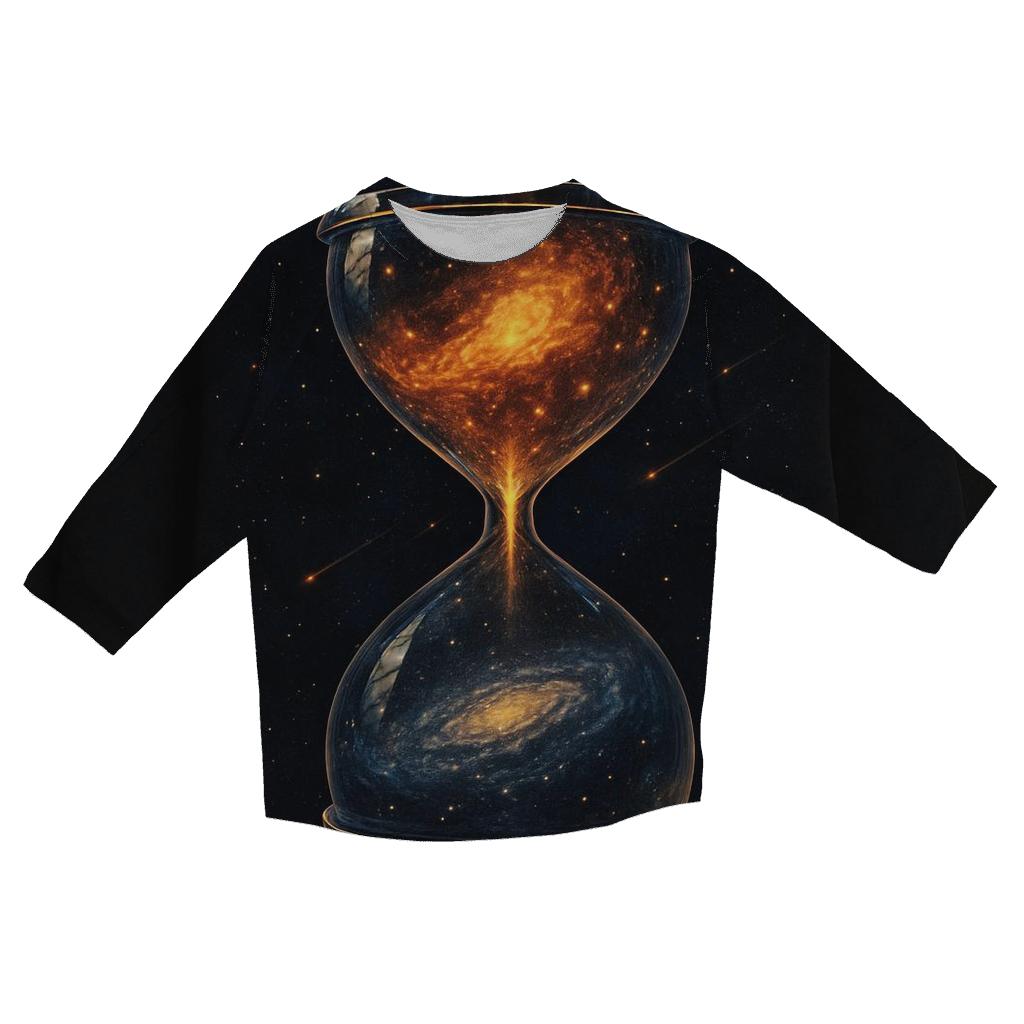 Chrono Galaxy Hourglass trendy 3/4 sleeve tops