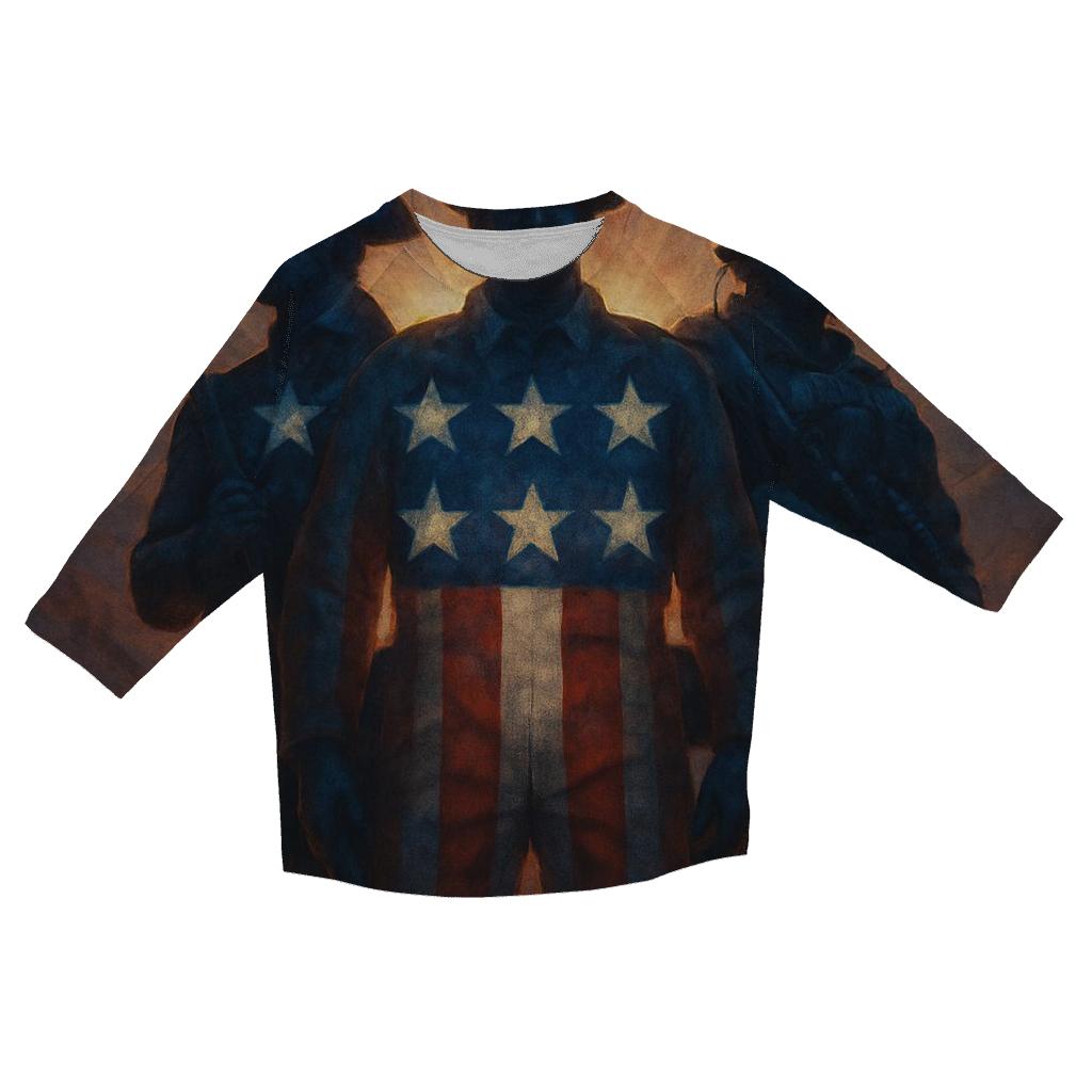 Brothers In Arms Across Generations trendy 3/4 sleeve tops