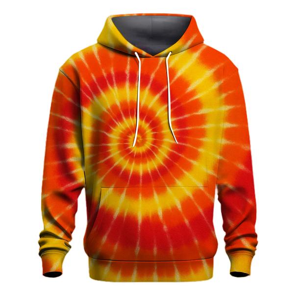 Citrus Spiral Burst Panel hoodie trends