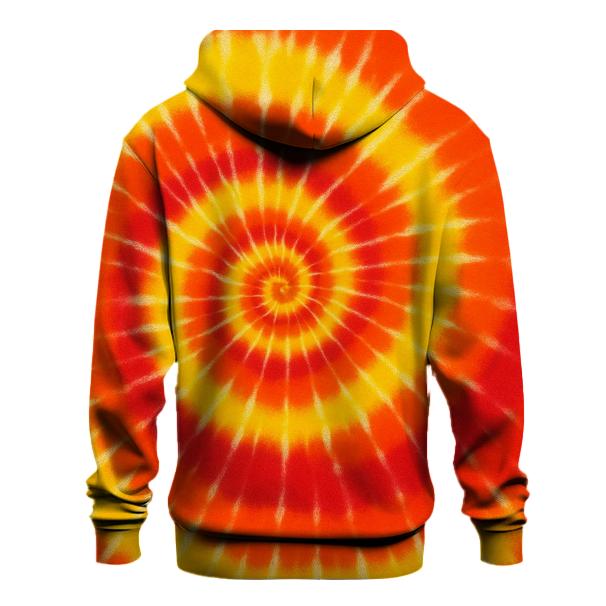 Citrus Spiral Burst Panel hoodie trends