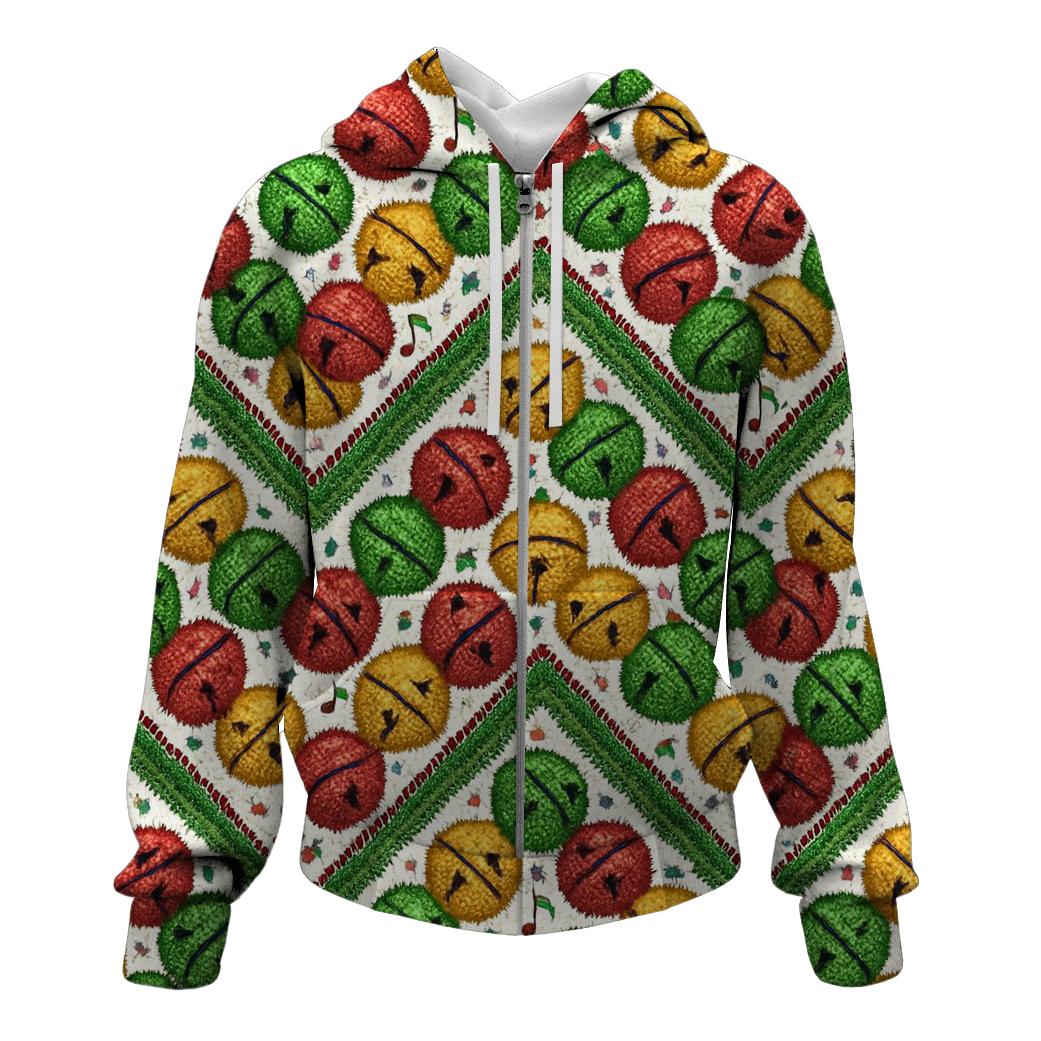 Jingle Bell Avalanche Chevron graphic hoodies