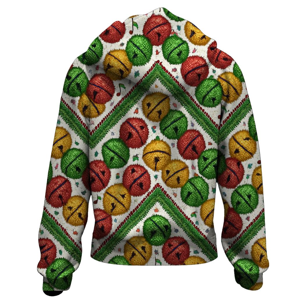 Jingle Bell Avalanche Chevron graphic hoodies
