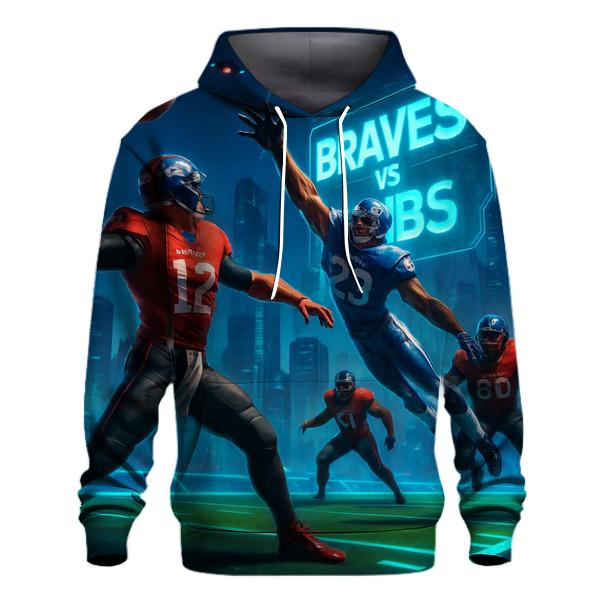 Rooftop City Bowl Braves Vs Cubs zip-up hoodies