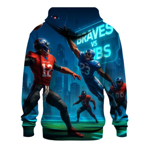 Rooftop City Bowl Braves Vs Cubs zip-up hoodies