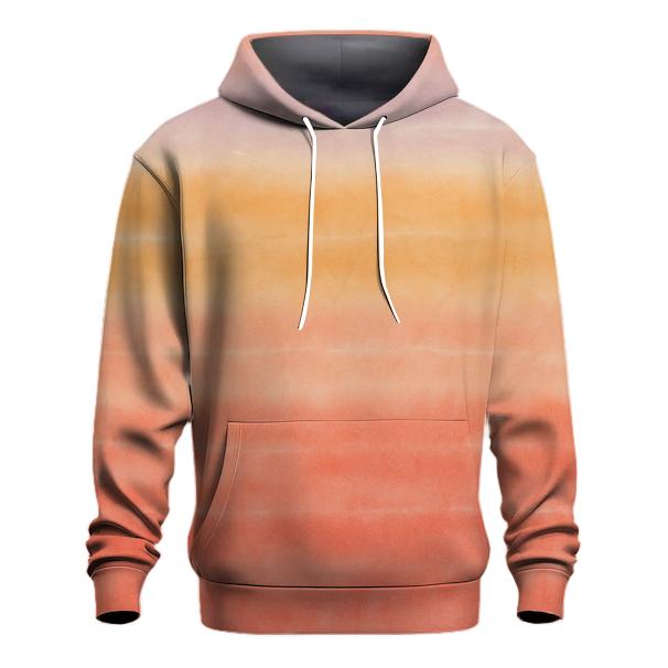 Sunset Horizon Stripe Wash hoodie trends