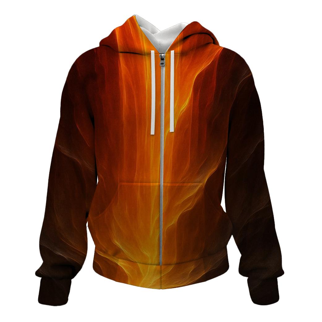 Molten Cascade Veil printed hoodies