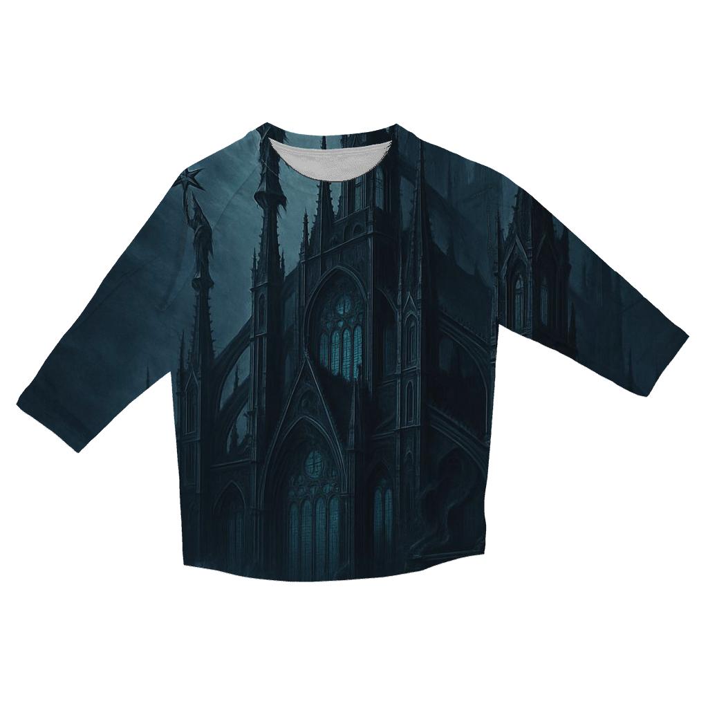 Cathedral Of The Drowned Stars stylish quarter sleeve tops