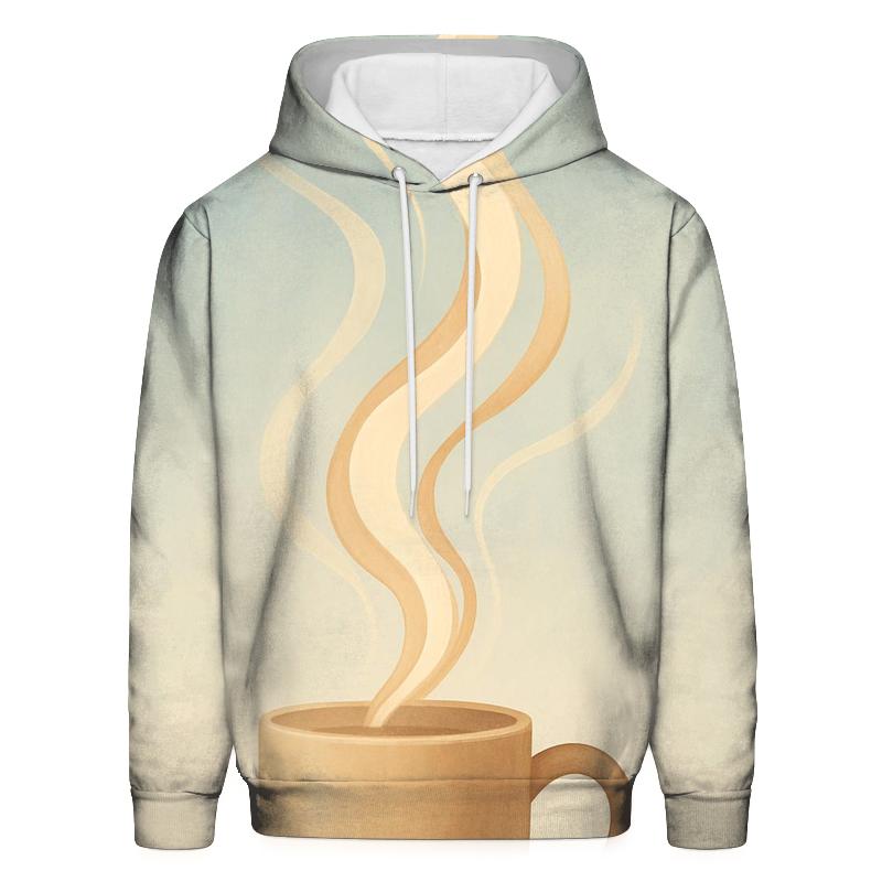 Steam Ribbon Pathway printed hoodies