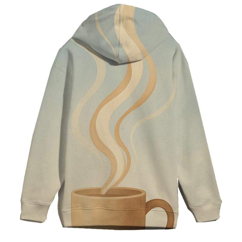 Steam Ribbon Pathway printed hoodies