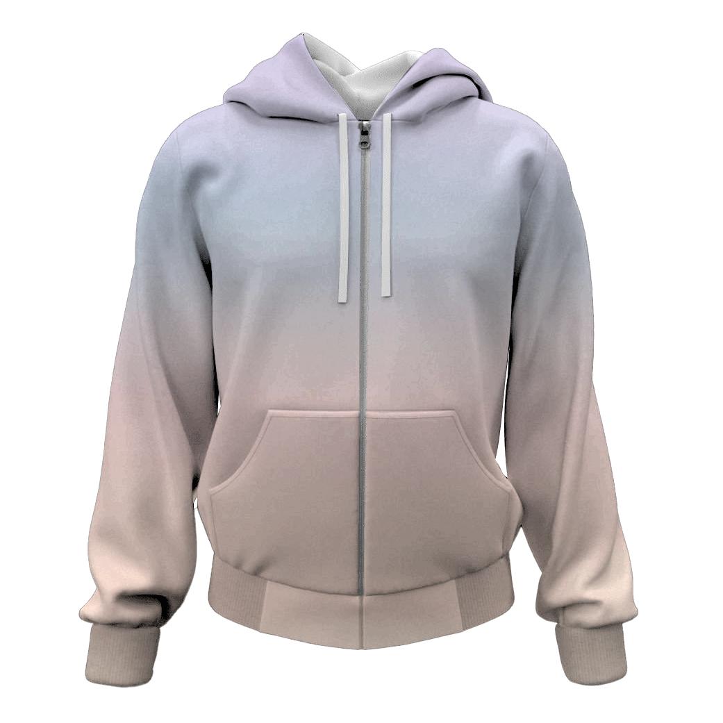 Frosted Dawn Whisper graphic hoodies