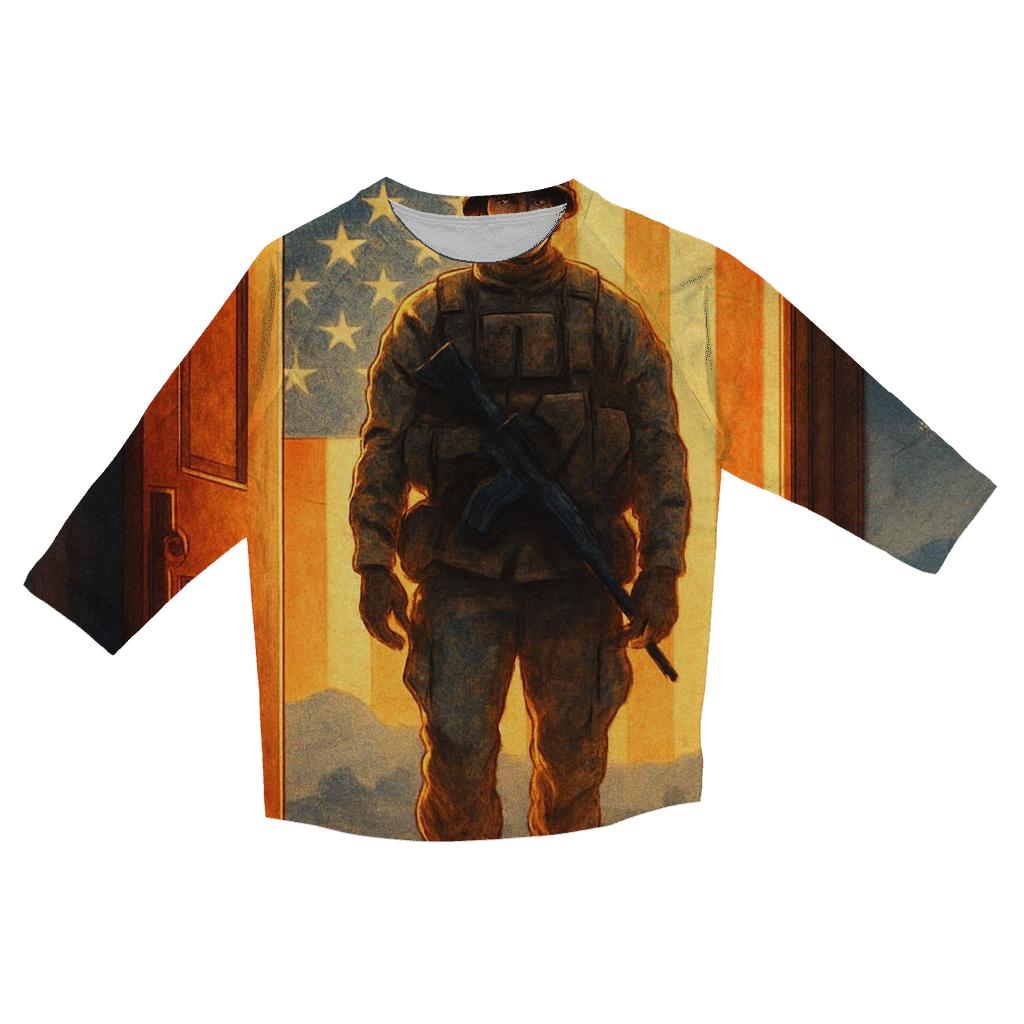 Homefront Light Of Freedom trendy 3/4 sleeve tops