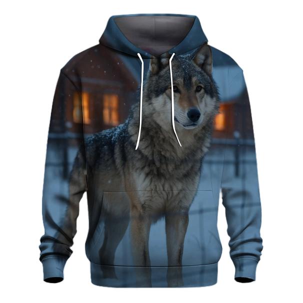 Winter Village Perimeter Wolf Watch hoodie trends