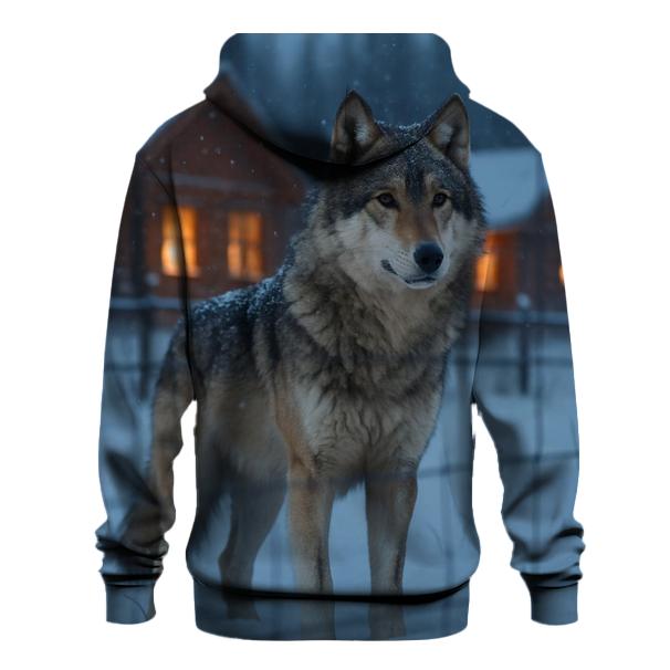 Winter Village Perimeter Wolf Watch hoodie trends