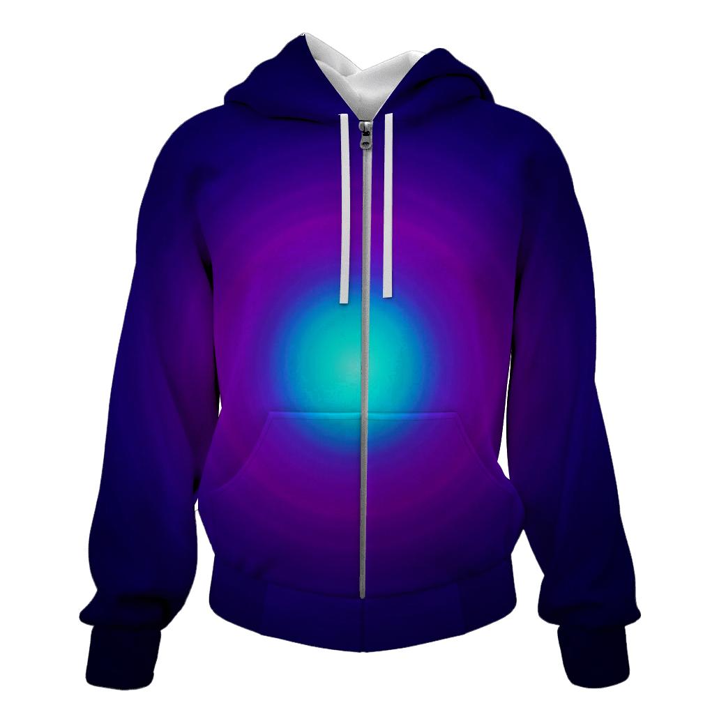 Neon Ripple Halo hoodie trends