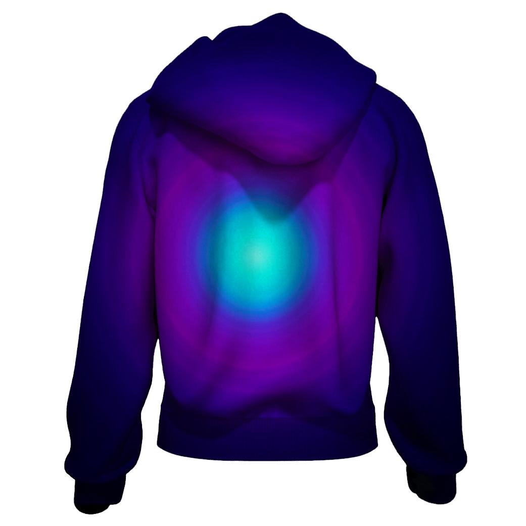 Neon Ripple Halo hoodie trends