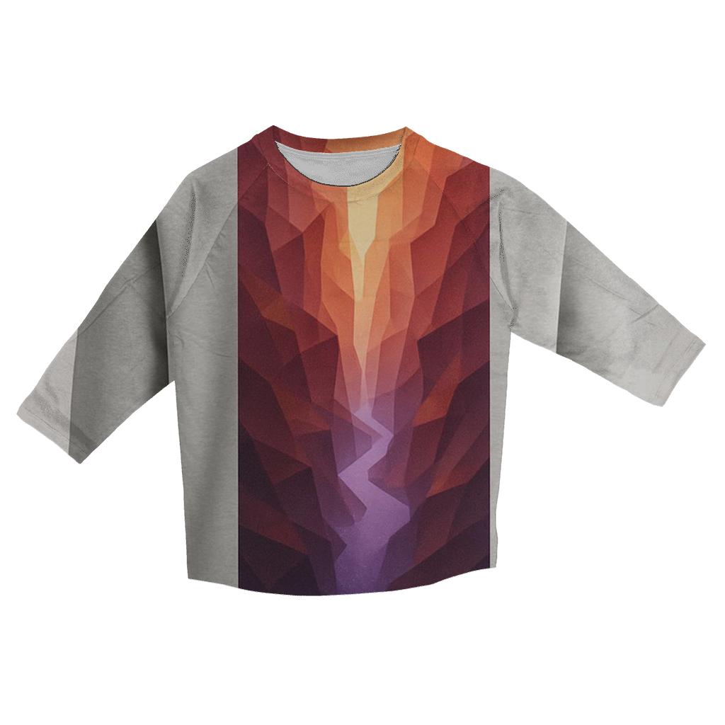 Starlit Canyon Gradient Veil fashion 3/4 sleeve shirts