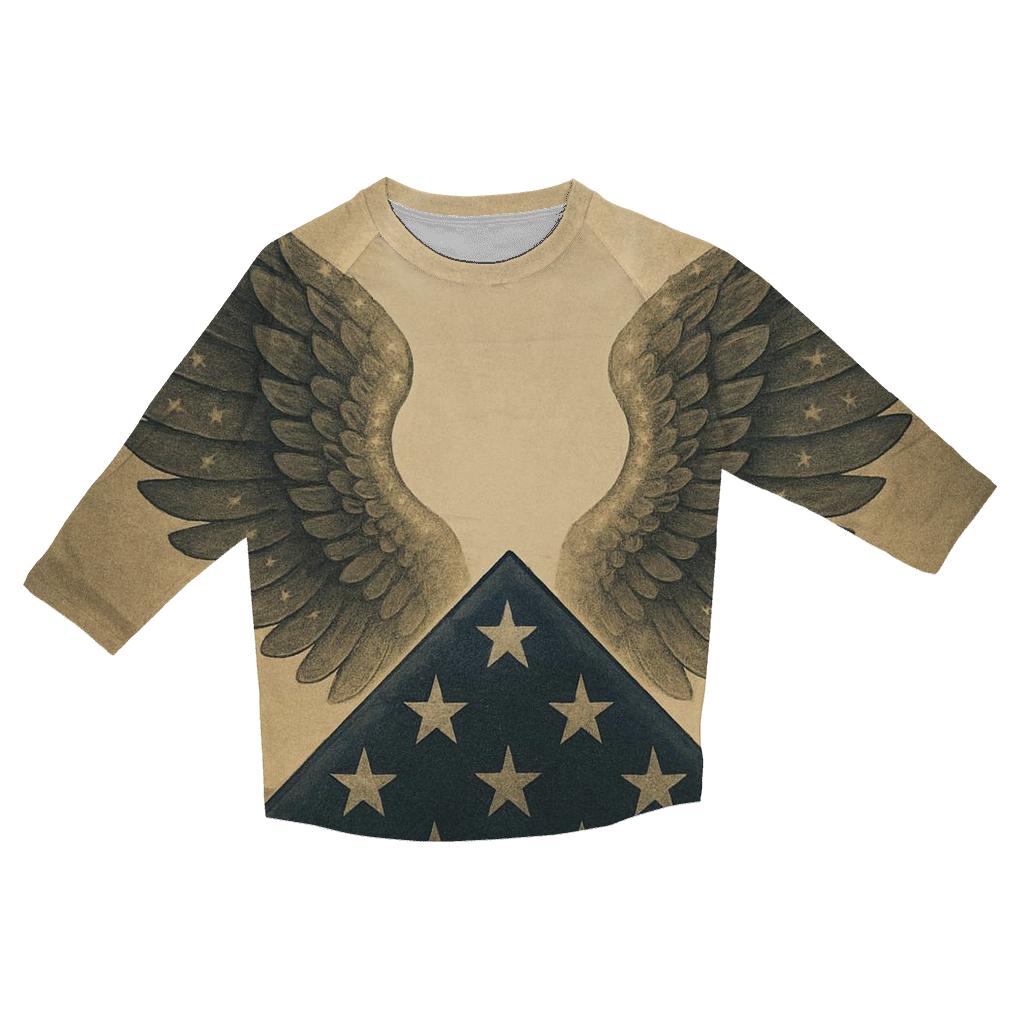 Wings Of The Fallen Rising fashion 3/4 sleeve shirts