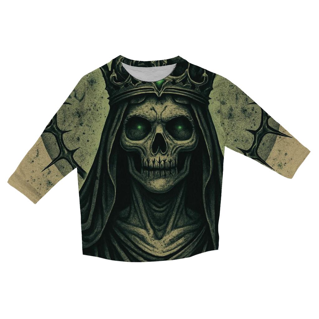 Serpent Crown Of The Ashen Queen custom 3/4 sleeve shirts