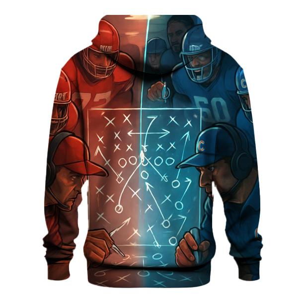 Halftime Strategy War Room Braves Vs Cubs zip-up hoodies