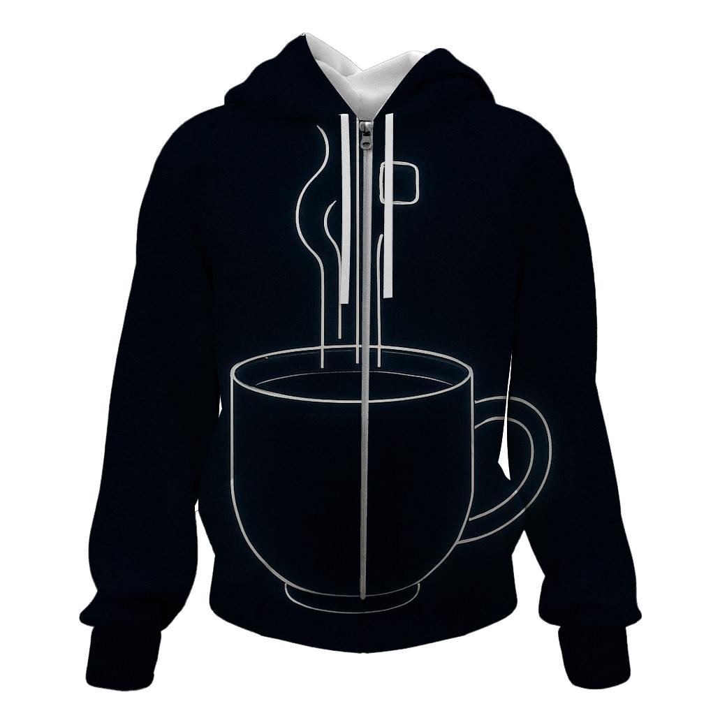 Midnight Espresso Lines heavyweight hoodies