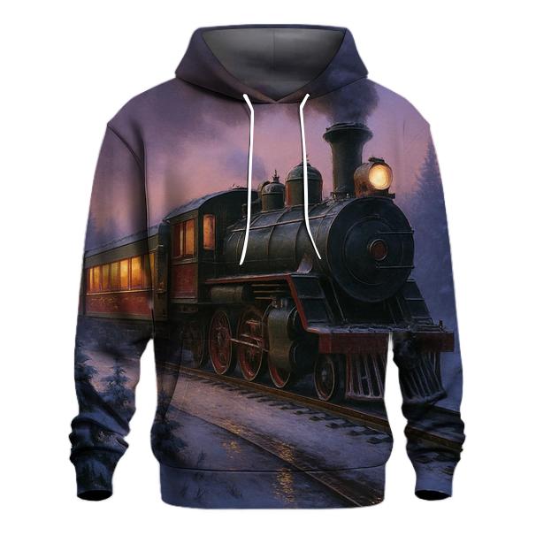 Silent Night Train Through The Snow hoodie trends