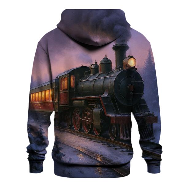 Silent Night Train Through The Snow hoodie trends