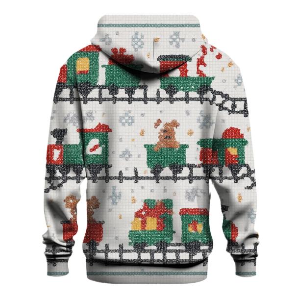 North Pole Toy Train Tracks hoodies fashion