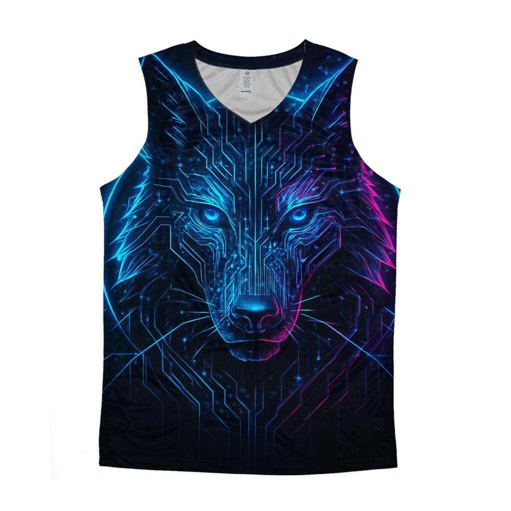 Lunar Circuit Wolf custom tank tops