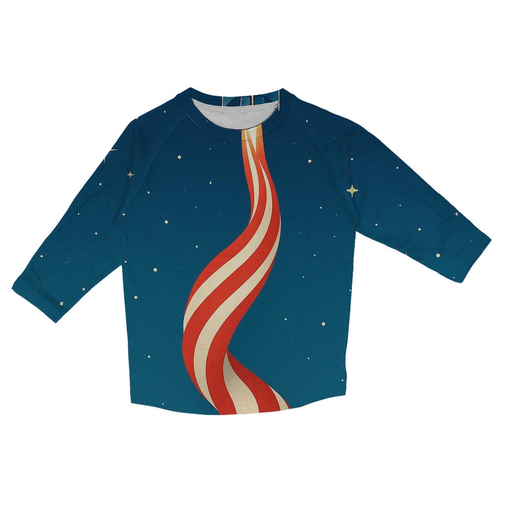 Rocket Trail Starfields custom 3/4 sleeve shirts