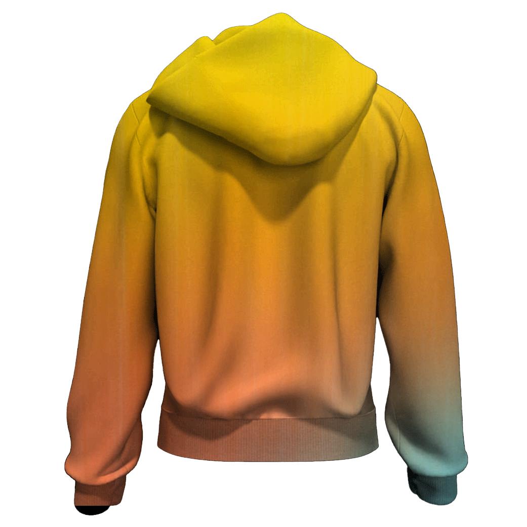 Citrus Sky Cascade custom hoodies