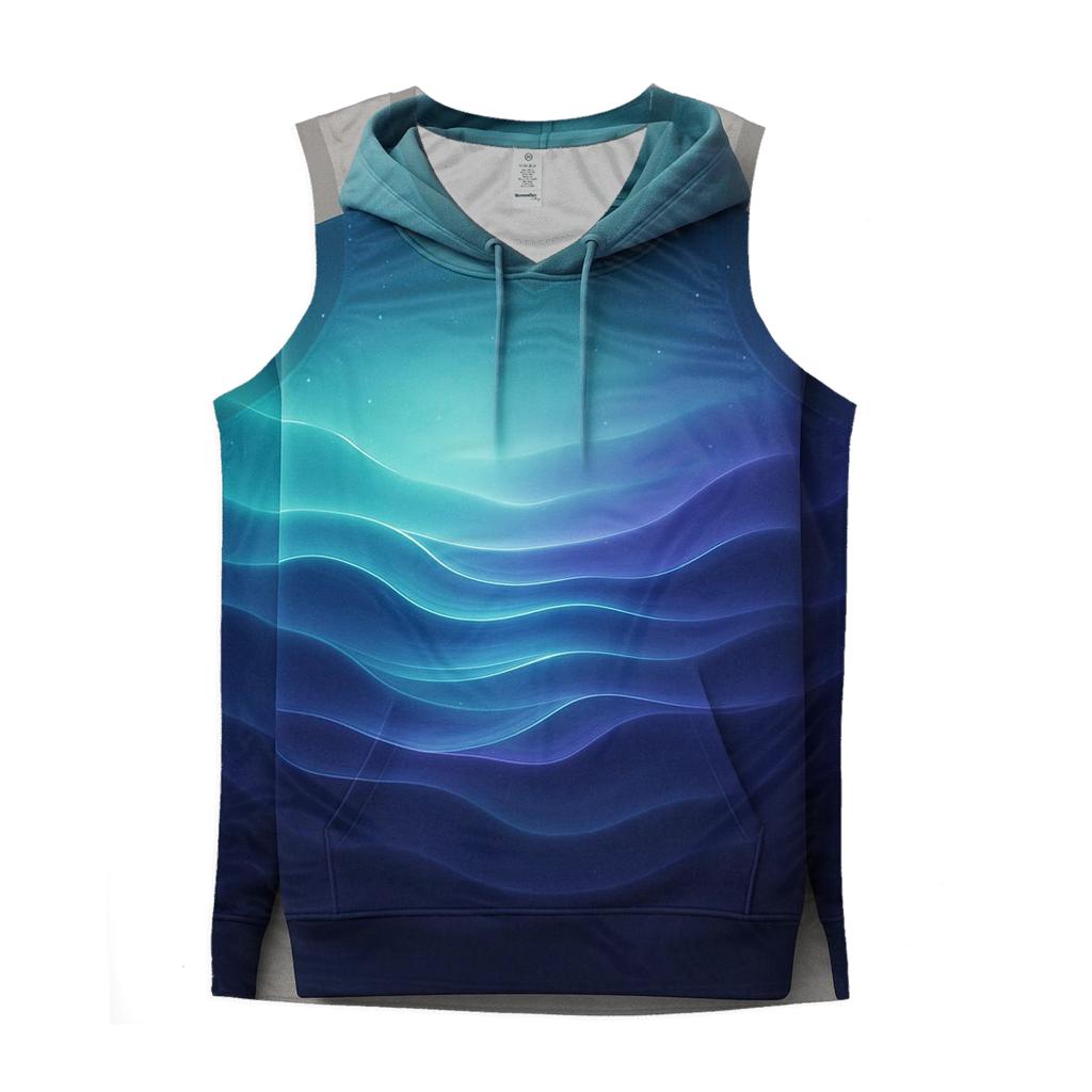 Aurora Tidal Gradient custom tank tops