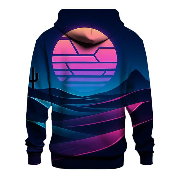 Neon Desert Mirage hoodies fashion