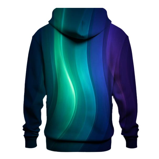 Aurora Glass Waves premium hoodies