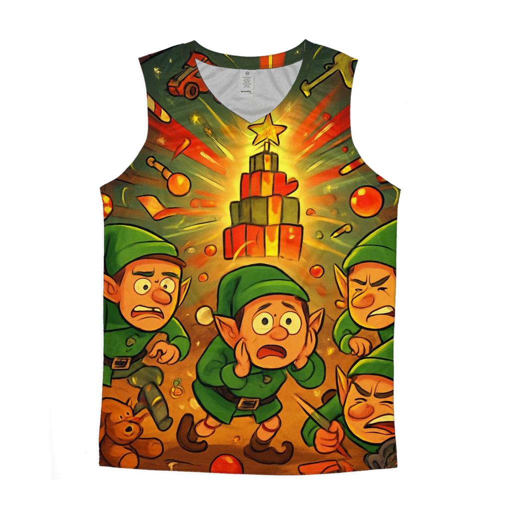 Elf Workshop Supernova Chaos stylish racerback tanks