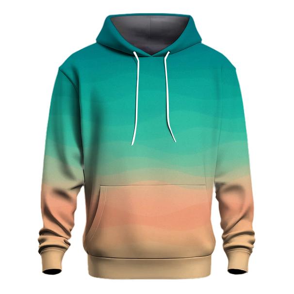 Coral Lagoon Fade designer hoodies