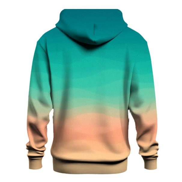 Coral Lagoon Fade designer hoodies