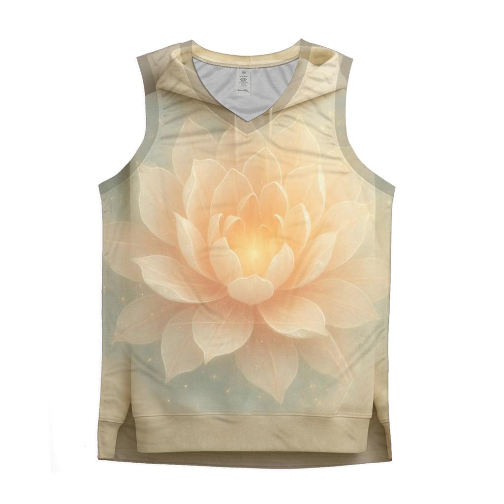 Celestial Bloom Gradient Petals personalized athletic tanks
