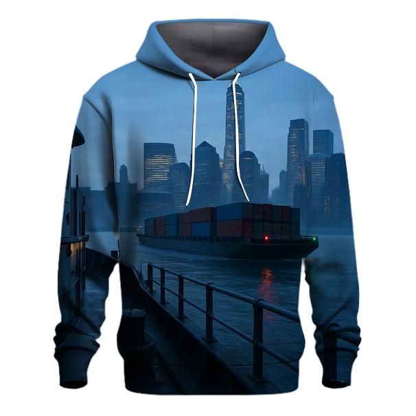 Early Morning Cargo On The East River hoodie trends