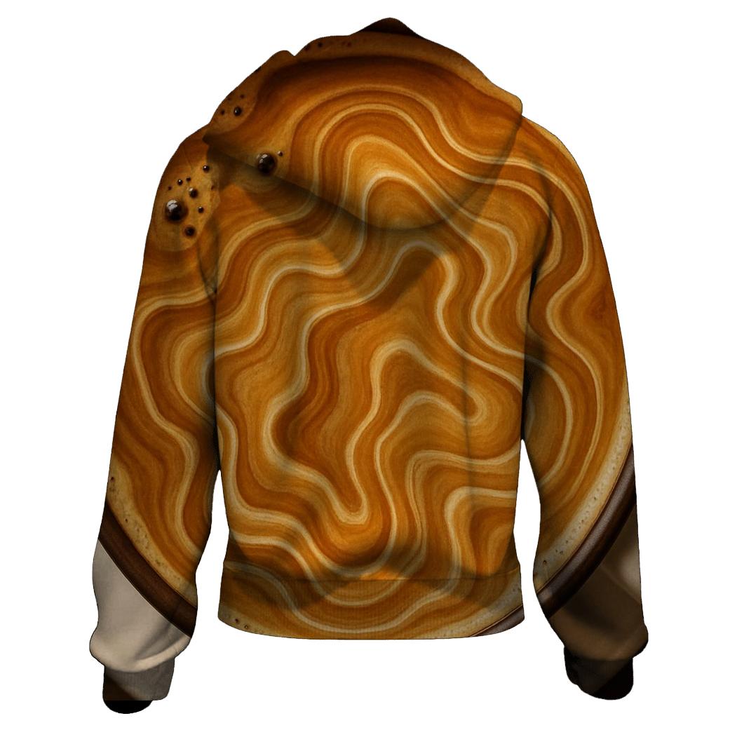 Crema Topography Map hoodie designs