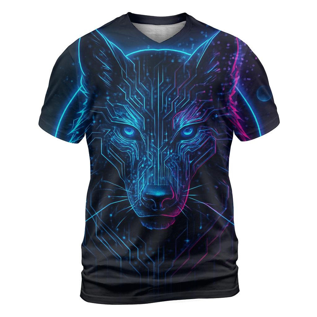 Lunar Circuit Wolf personalized full print shirts
