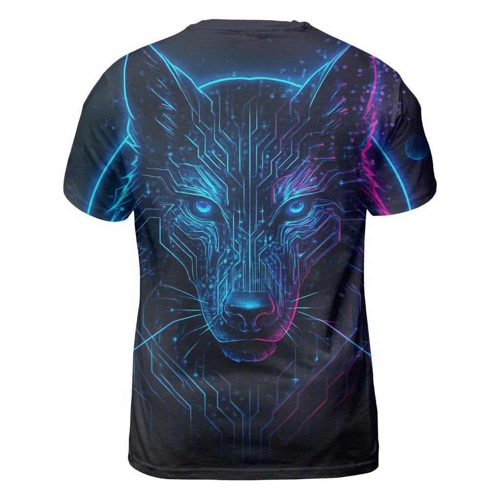 Lunar Circuit Wolf personalized full print shirts