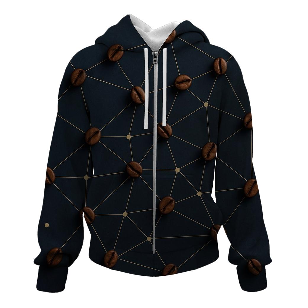Bean Constellation Grid premium hoodies