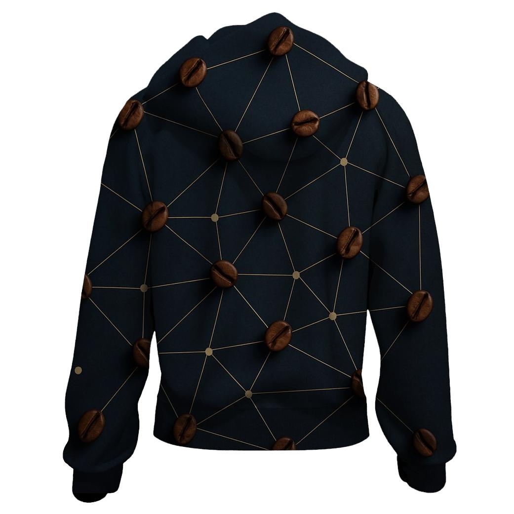 Bean Constellation Grid premium hoodies