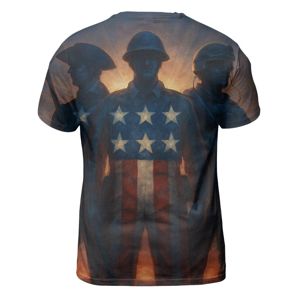 Brothers In Arms Across Generations designer pattern shirts