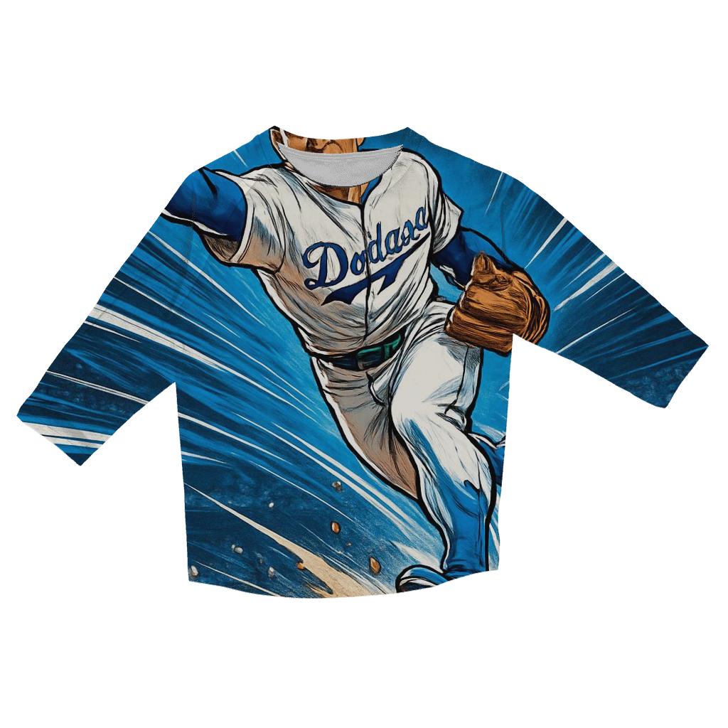 Electric Double Play Flash cotton quarter sleeve shirts