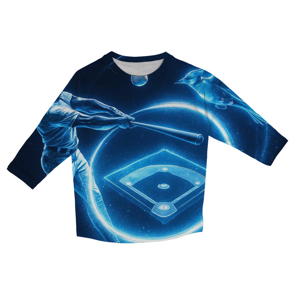 Celestial Swing Arc Blue Jays Edition personalized 3/4 sleeve tees