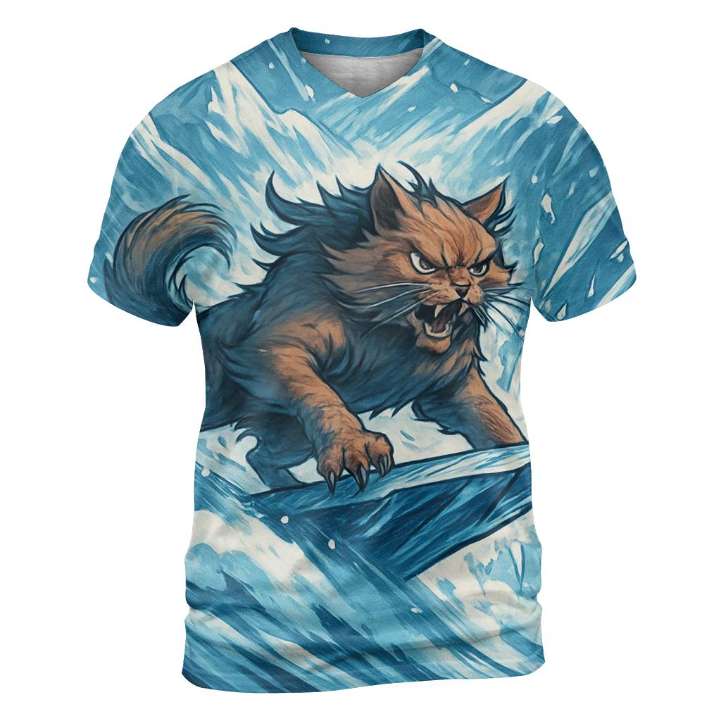 Arctic Storm Rider Snow Cat personalized full print shirts
