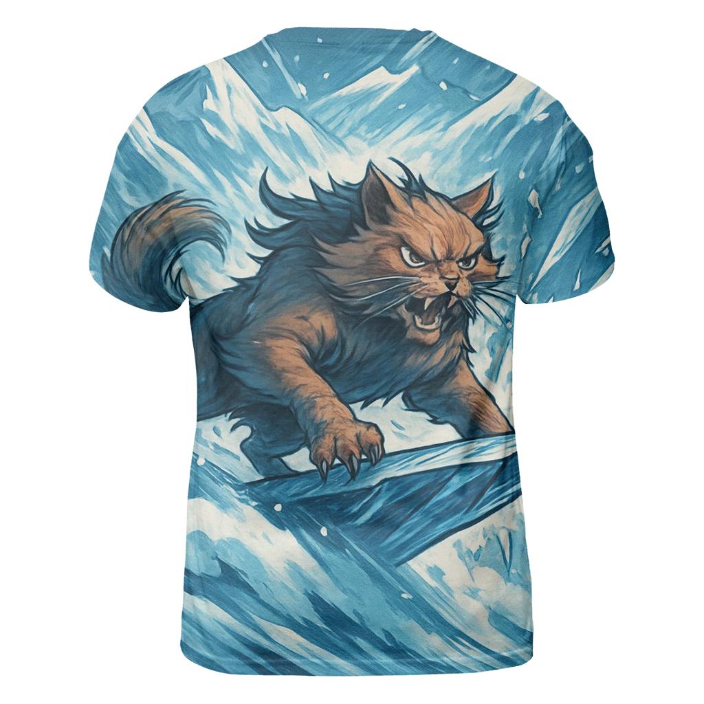 Arctic Storm Rider Snow Cat personalized full print shirts
